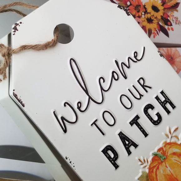 ❗Fall Metal and Canvas Rustic Pumpkin Wall Decor Bundle❗ - Picture 8 of 8